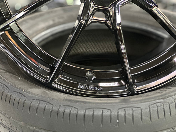 New 18X8 ET45 Motec MCR5 Rim (4 wheel) Gloss Black 5X112