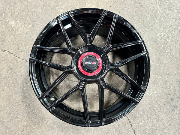 New 19X8.5 ET45 Motec MCT1 Rim (4 wheel) Gloss Black 5X112