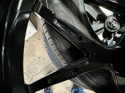 New 19X8.5 ET45 Motec MCT1 Rim (4 wheel) Gloss Black 5X112