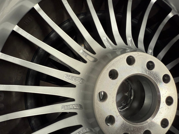 New 19X8.5 ET30 Motec MCT1 Rim (4 wheel) Gloss Silver 5X112