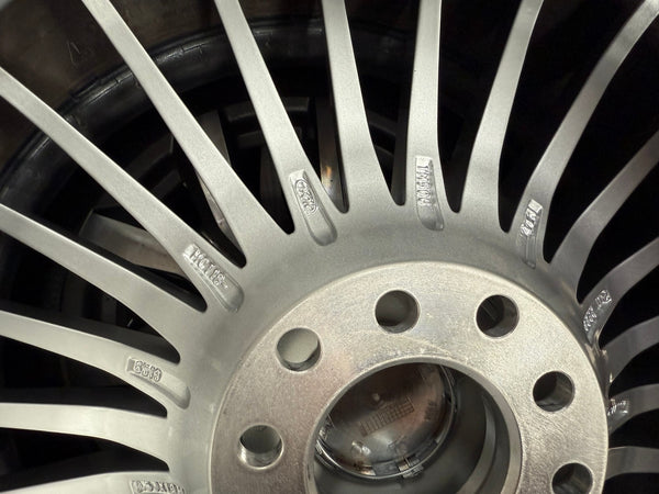 New 19X8.5 ET43 Motec MCT1 Rim (4 wheel) Gloss Silver 5X120