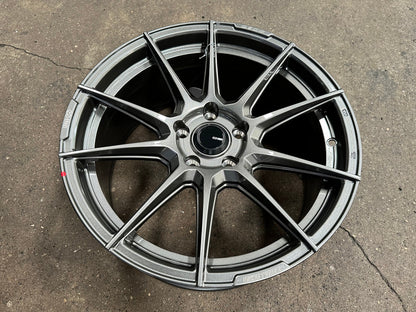 New 18X8.5 ET40 Enkei SC46 Rim (4 wheel) Gloss Gunmetal 5X114.3