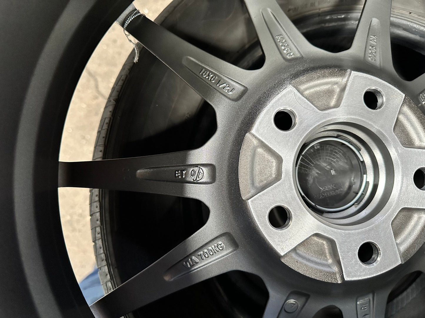 New 18X8.5 ET40 Enkei SC46 Rim (4 wheel) Gloss Gunmetal 5X114.3