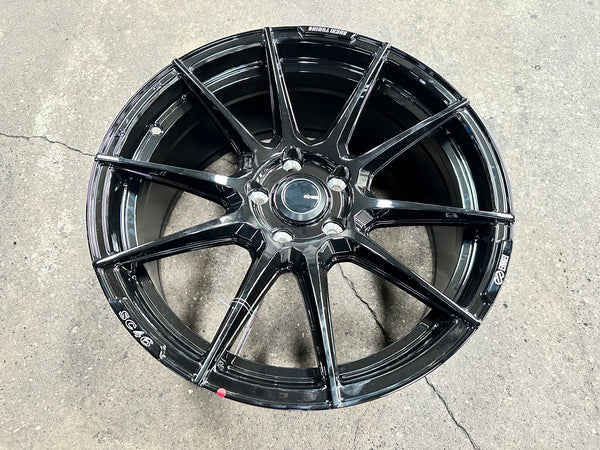 New 18X8.5 ET40 Enkei SC46 Rim (4 wheel) Gloss Black 5X114.3
