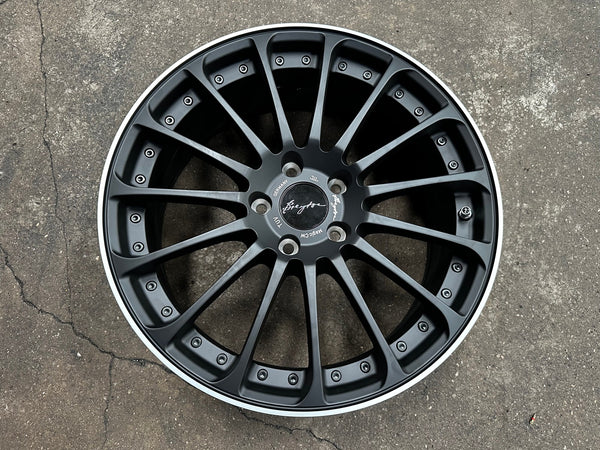 New 18X7.5 ET48 Breyton Rim (4 wheel) Matt Black 5X112