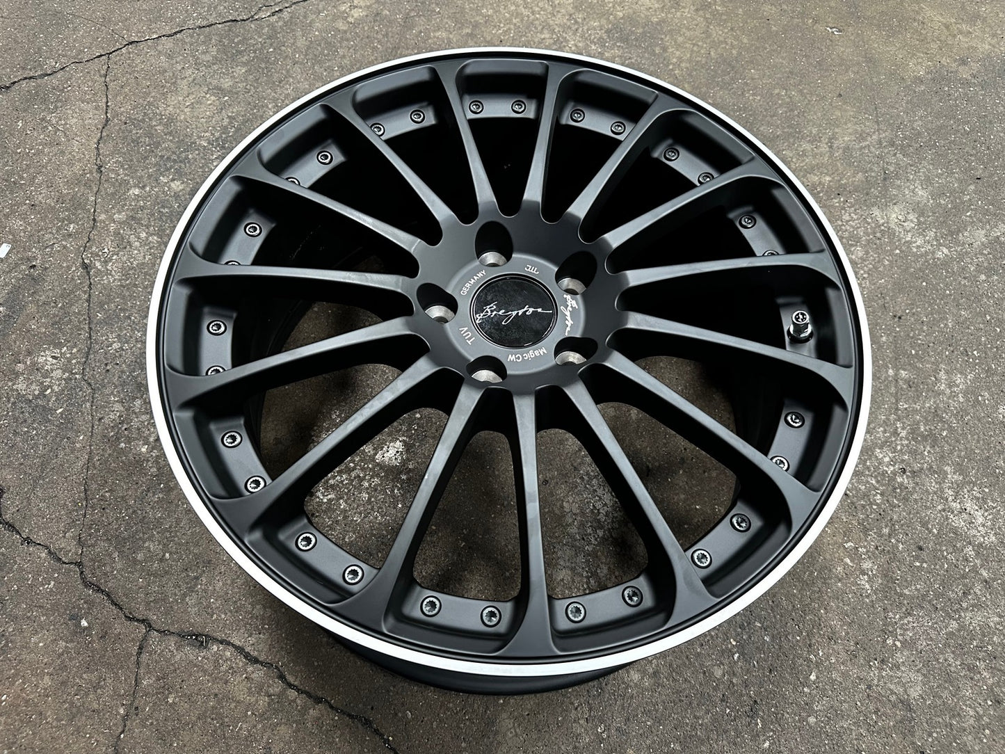 New 18X7.5 ET48 Breyton Rim (4 wheel) Matt Black 5X112