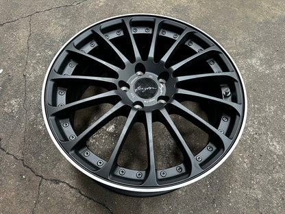 New 18X7.5 ET48 Breyton Rim (4 wheel) Matt Black 5X112