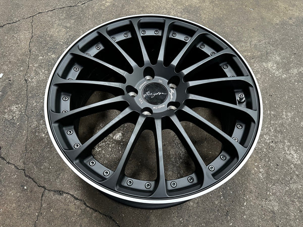 New 18X7.5 ET48 Breyton Rim (4 wheel) Matt Black 5X112