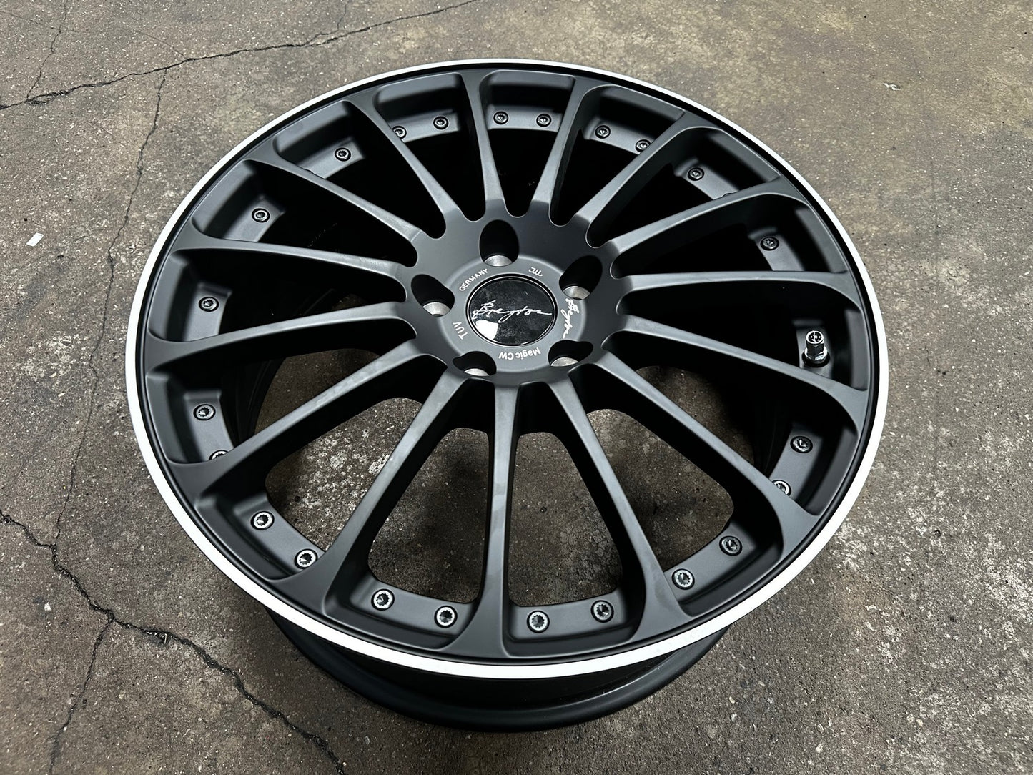 New 18X7.5 ET48 Breyton Rim (4 wheel) Matt Black 5X112