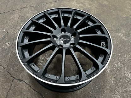 New 18X7.5 ET48 Breyton Rim (4 wheel) Matt Black 5X112