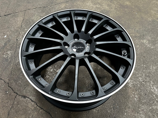 New 18X7.5 ET48 Breyton Rim (4 wheel) Matt Black 5X112