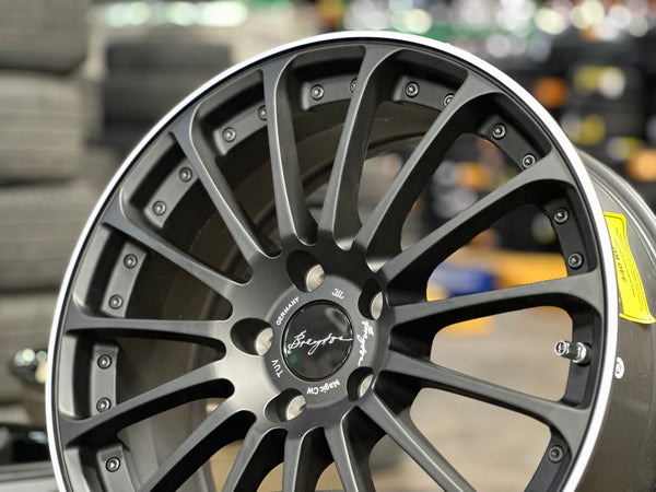 New 18X7.5 ET48 Breyton Rim (4 wheel) Matt Black 5X112