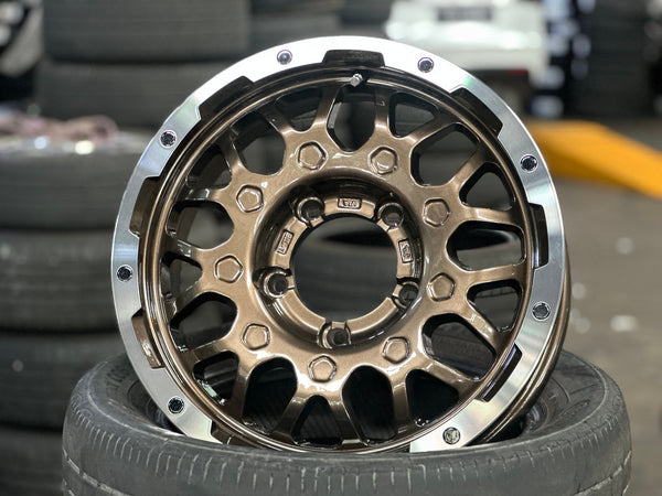 New 16X5.5 ET0 Lehrmeister MS9W Rim (5 wheel) Gloss Bronze 5X139.7