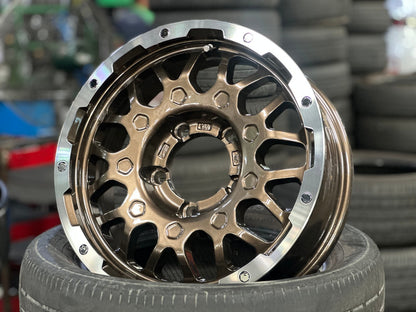 New 16X5.5 ET0 Lehrmeister MS9W Rim (5 wheel) Gloss Bronze 5X139.7