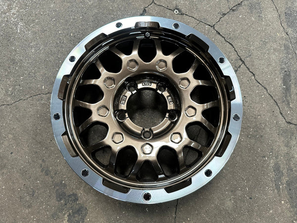 New 16X5.5 ET0 Lehrmeister MS9W Rim (5 wheel) Gloss Bronze 5X139.7