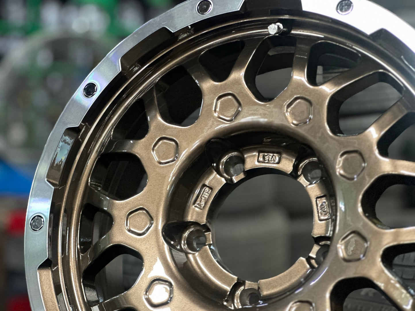 New 16X5.5 ET0 Lehrmeister MS9W Rim (5 wheel) Gloss Bronze 5X139.7