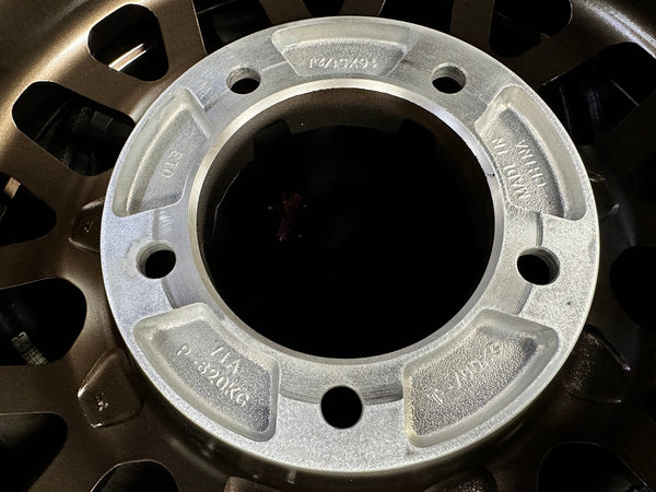 New 16X5.5 ET0 Lehrmeister MS9W Rim (5 wheel) Gloss Bronze 5X139.7