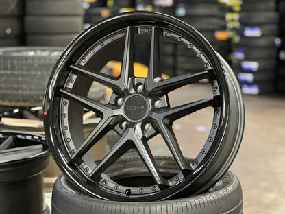 New 20X8.5 ET35 TSW Premio Rim (4 wheel) Matt Black 5X120