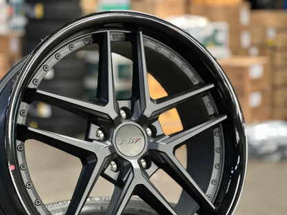 New 20X8.5 ET35 TSW Premio Rim (4 wheel) Matt Black 5X120