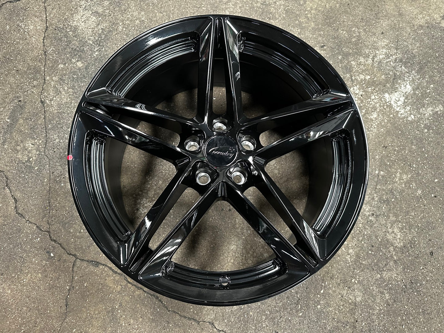 New 18X8.5 ET35 TSW Conventry Holbrook Rim (4 wheel) Gloss Black 5X108