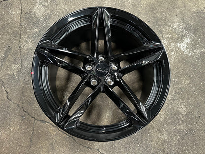 New 18X8.5 ET35 TSW Conventry Holbrook Rim (4 wheel) Gloss Black 5X108