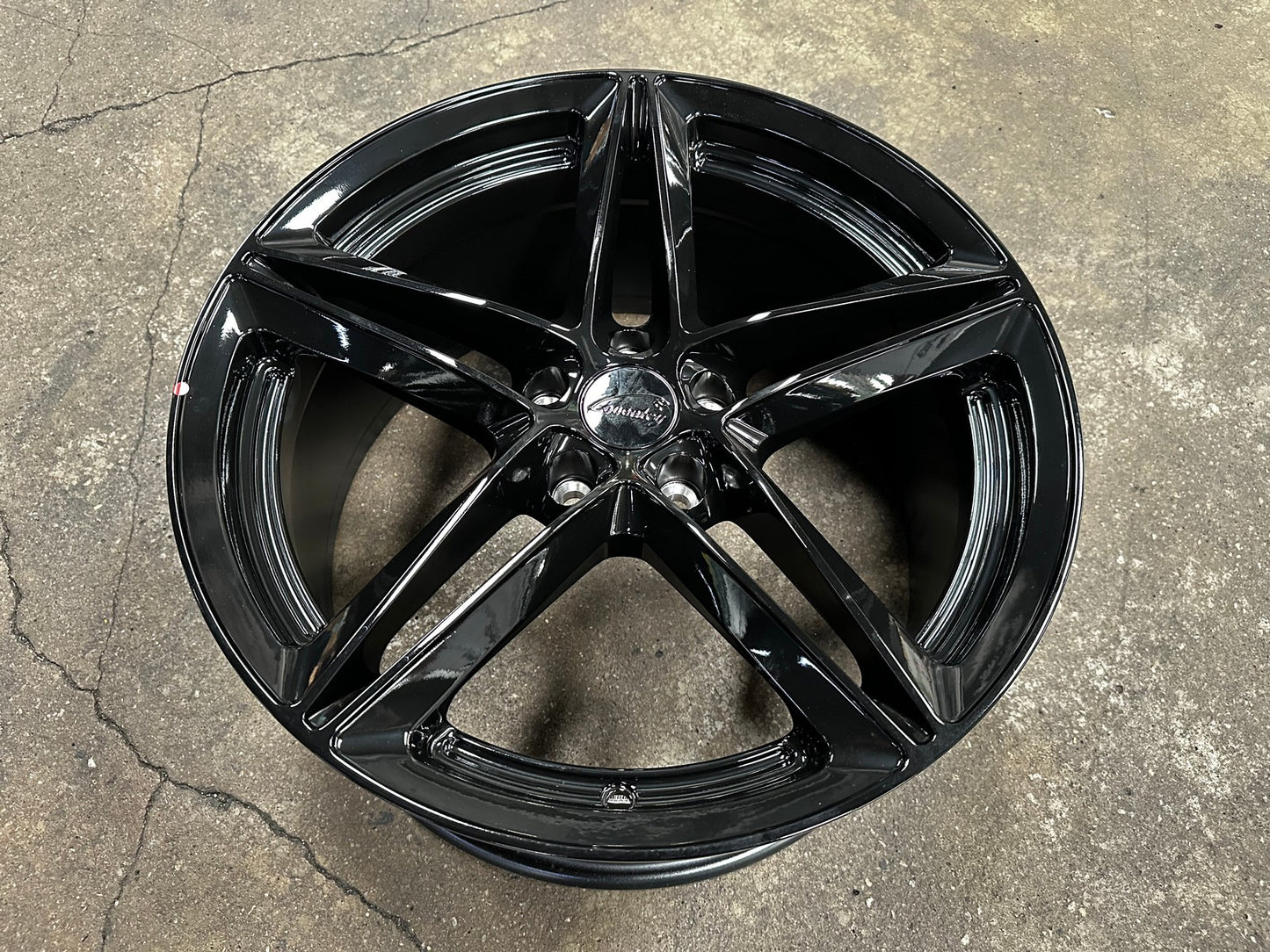 New 18X8.5 ET35 TSW Conventry Holbrook Rim (4 wheel) Gloss Black 5X108