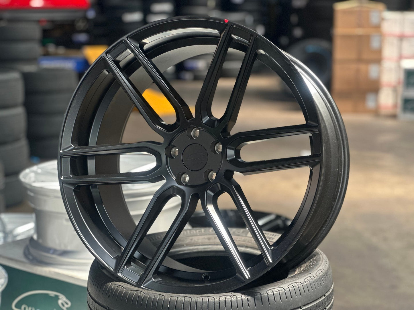 New 22X10.5 ET32 TSW Conventry Dale Rim (4 wheel) Matt Black 5X108