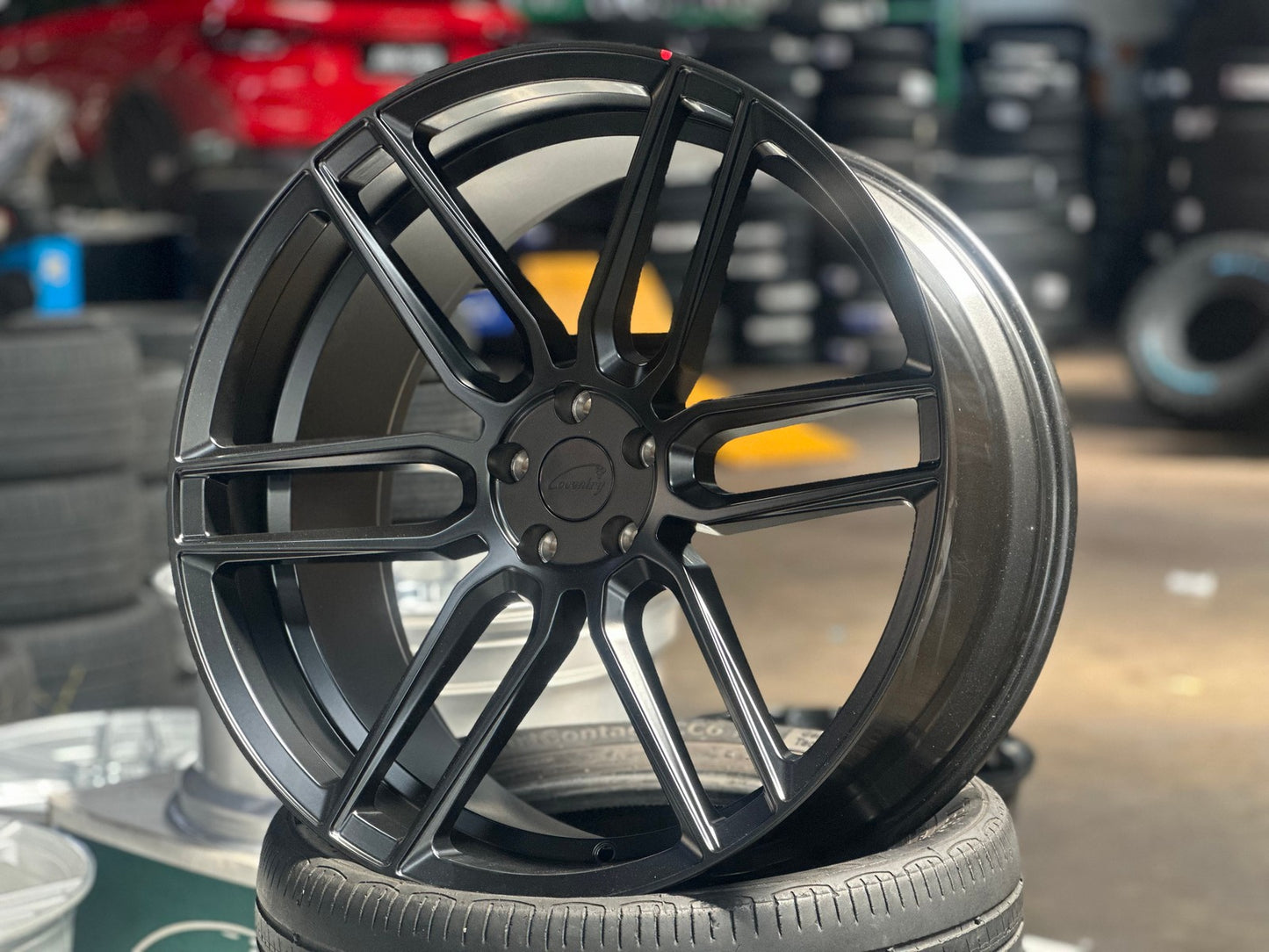 New 22X10.5 ET32 TSW Conventry Dale Rim (4 wheel) Matt Black 5X108