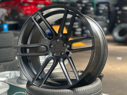 New 22X10.5 ET32 TSW Conventry Dale Rim (4 wheel) Matt Black 5X108