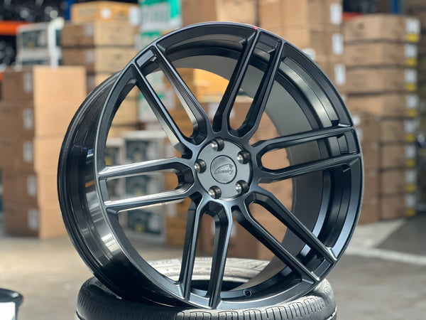 New 22X10.5 ET32 TSW Conventry Dale Rim (4 wheel) Matt Black 5X108