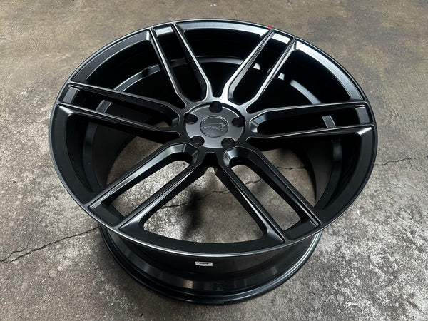 New 22X10.5 ET32 TSW Conventry Dale Rim (4 wheel) Matt Black 5X108