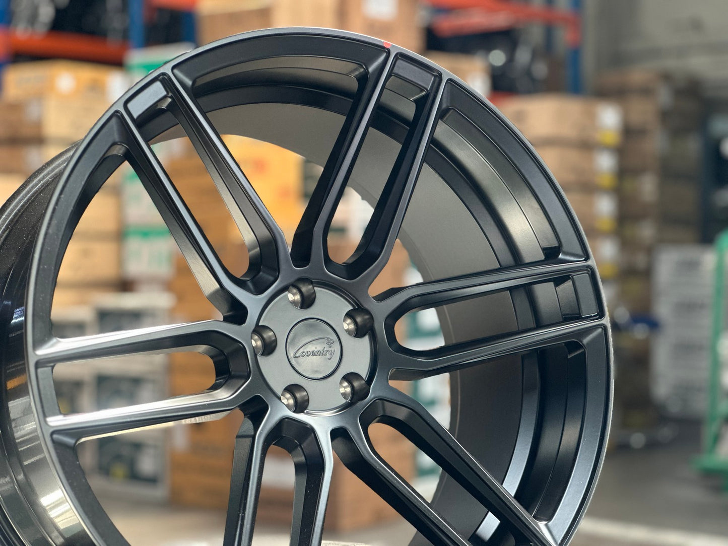 New 22X10.5 ET32 TSW Conventry Dale Rim (4 wheel) Matt Black 5X108