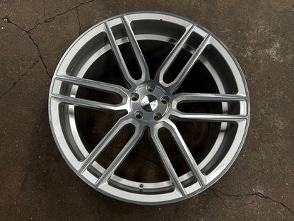 New 22X10.5 ET42 TSW Conventry Dale Rim (4 wheel) Gloss Silver 5X108