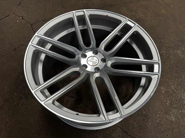 New 22X10.5 ET42 TSW Conventry Dale Rim (4 wheel) Gloss Silver 5X108