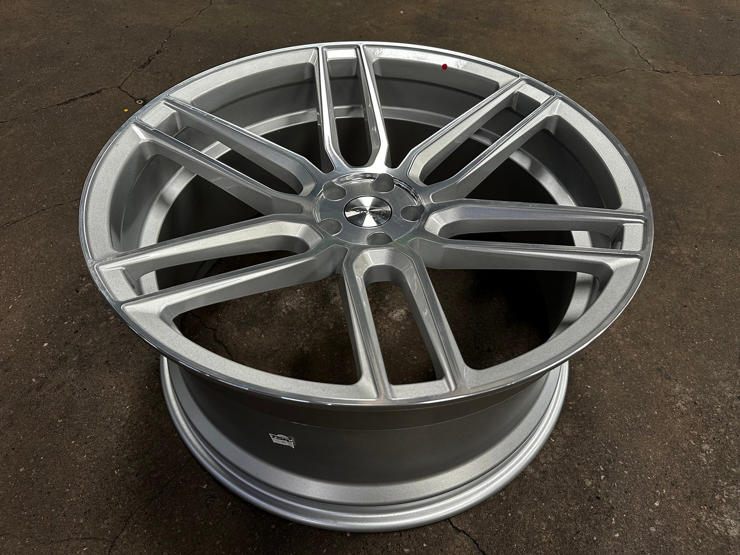 New 22X10.5 ET42 TSW Conventry Dale Rim (4 wheel) Gloss Silver 5X108