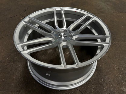 New 22X10.5 ET42 TSW Conventry Dale Rim (4 wheel) Gloss Silver 5X108