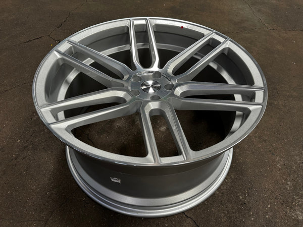 New 22X10.5 ET42 TSW Conventry Dale Rim (4 wheel) Gloss Silver 5X108