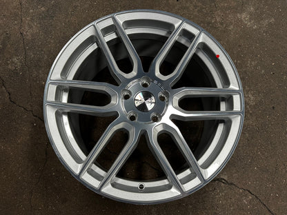New 18X8.5 ET35 TSW Conventry Dale Rim (4 wheel) Gloss Silver 5X108