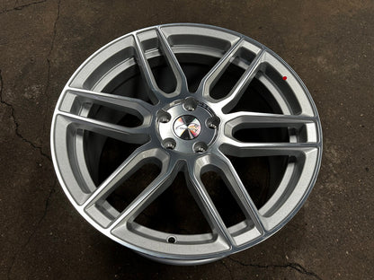 New 18X8.5 ET35 TSW Conventry Dale Rim (4 wheel) Gloss Silver 5X108
