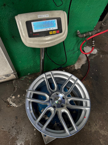 New 18X8.5 ET35 TSW Conventry Dale Rim (4 wheel) Gloss Silver 5X108