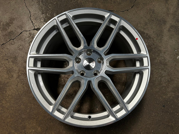 New 19X8.5 ET35 TSW Conventry Dale Rim (4 wheel) Gloss Silver 5X108