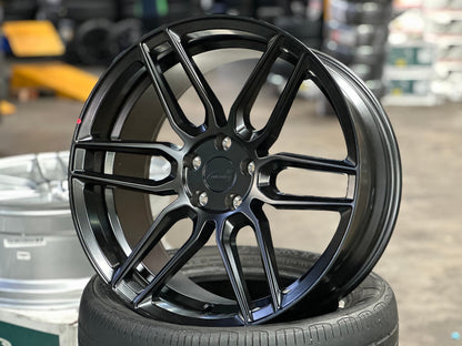 New 19X9.5 ET30 TSW Conventry Dale Rim (4 wheel) Matt Black 5X108