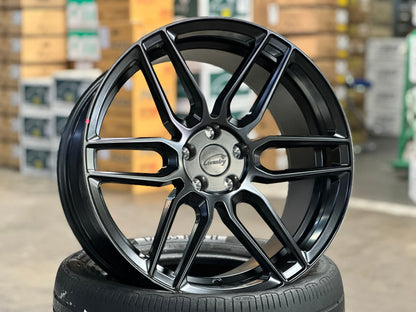 New 19X9.5 ET30 TSW Conventry Dale Rim (4 wheel) Matt Black 5X108