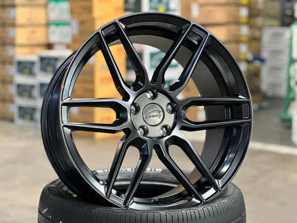 New 19X9.5 ET30 TSW Conventry Dale Rim (4 wheel) Matt Black 5X108