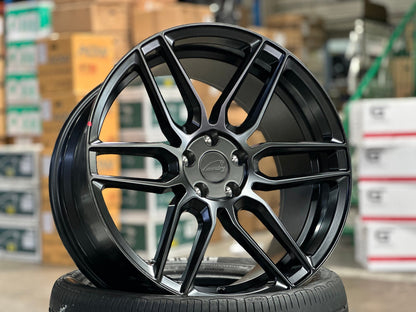 New 19X9.5 ET30 TSW Conventry Dale Rim (4 wheel) Matt Black 5X108