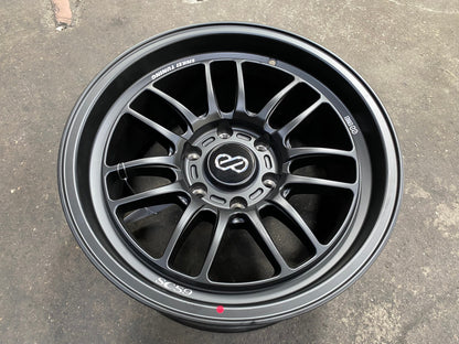 New 18X9 ET0 Enkei SC56 Rim (4 wheel) Matt Black 6X139.7