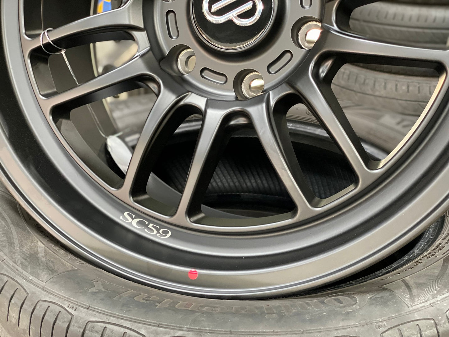 New 18X9 ET0 Enkei SC56 Rim (4 wheel) Matt Black 6X139.7