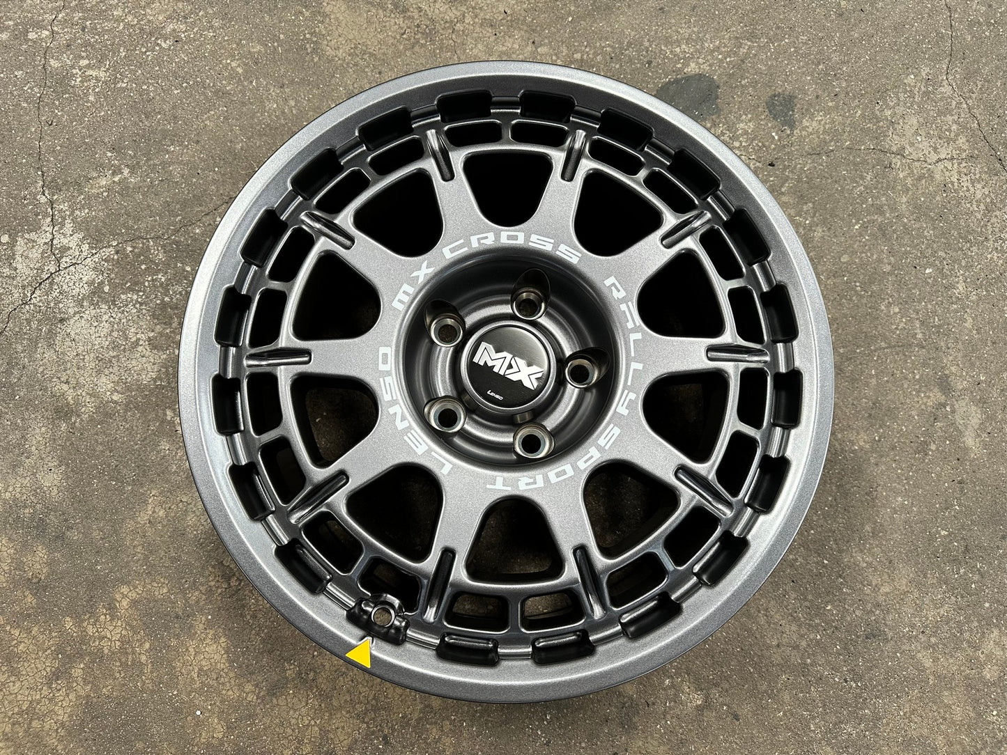 New 16X8 ET35 Lenso MX Ebola Rim (4 wheel) Matt Gunmetal 5X114.3