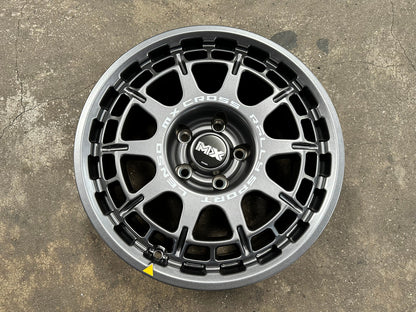 New 16X8 ET35 Lenso MX Ebola Rim (4 wheel) Matt Gunmetal 5X114.3