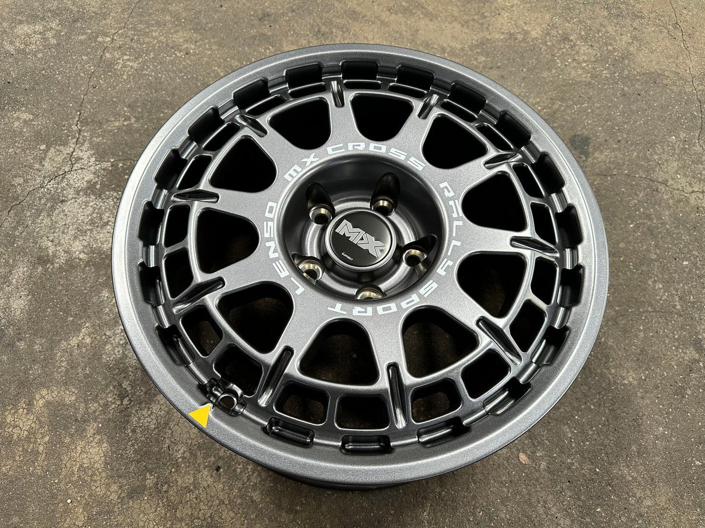 New 16X8 ET35 Lenso MX Ebola Rim (4 wheel) Matt Gunmetal 5X114.3